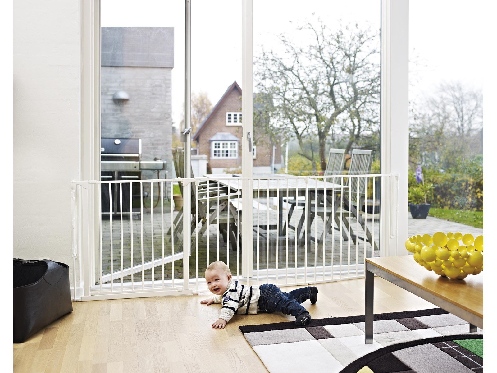 BabyDan Flex L Safety Gate White 146-223 cm