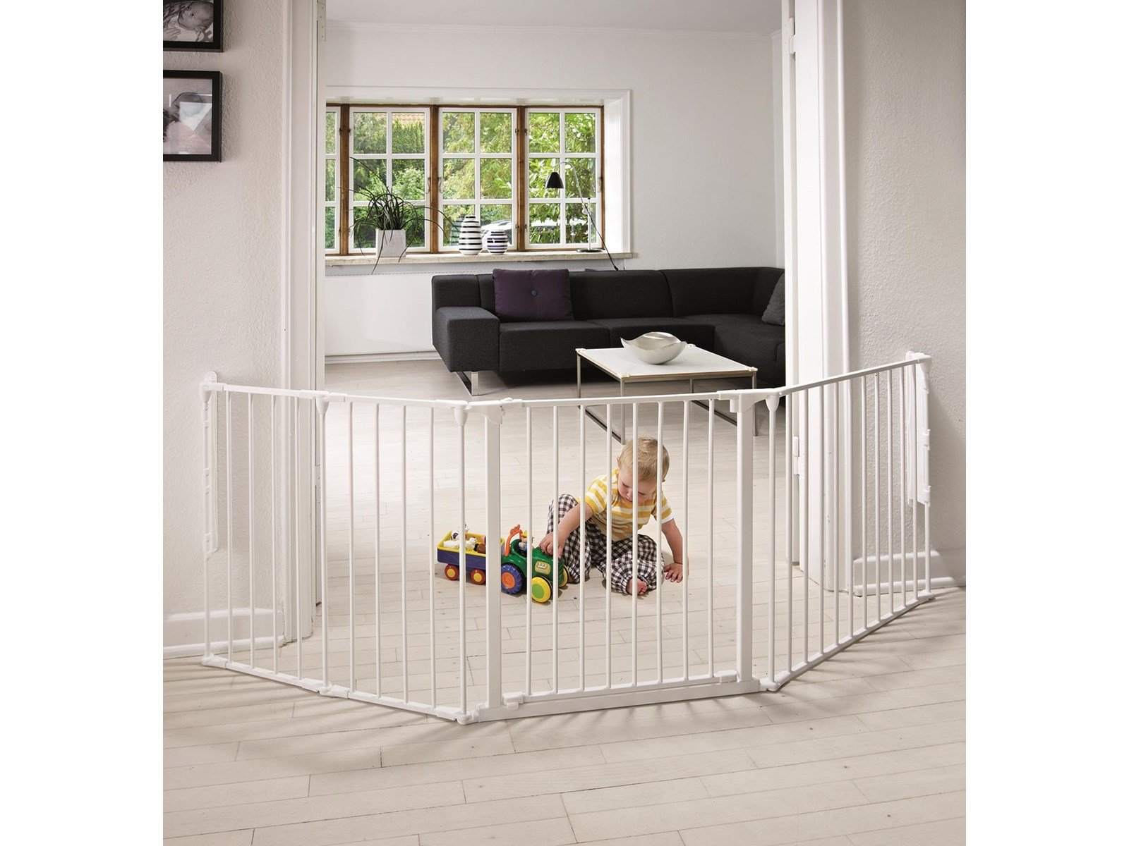 BabyDan Flex L Safety Gate White 146-223 cm