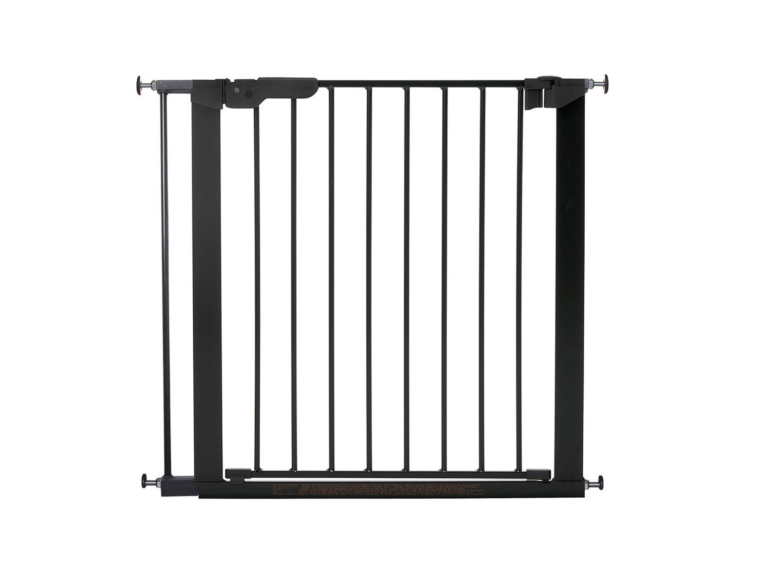 BabyDan Premier Safety Gate with 1 Extension Black 79.5-86.5 cm