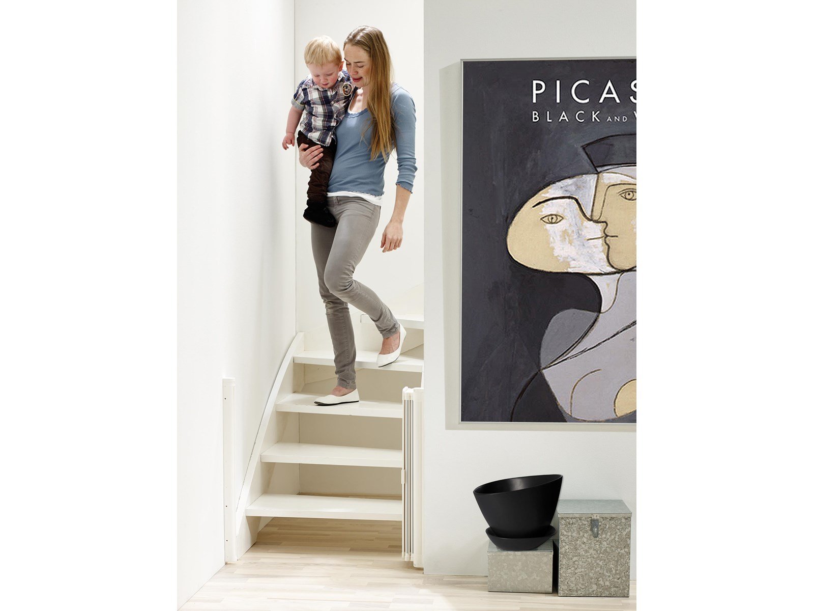 BabyDan Guard Me Safety Gate White 55-89 cm