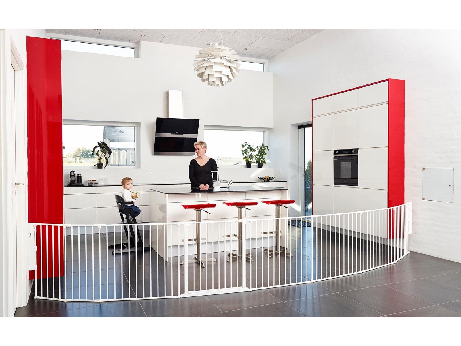 BabyDan Flex XXL Safety Gate White 278-350 cm