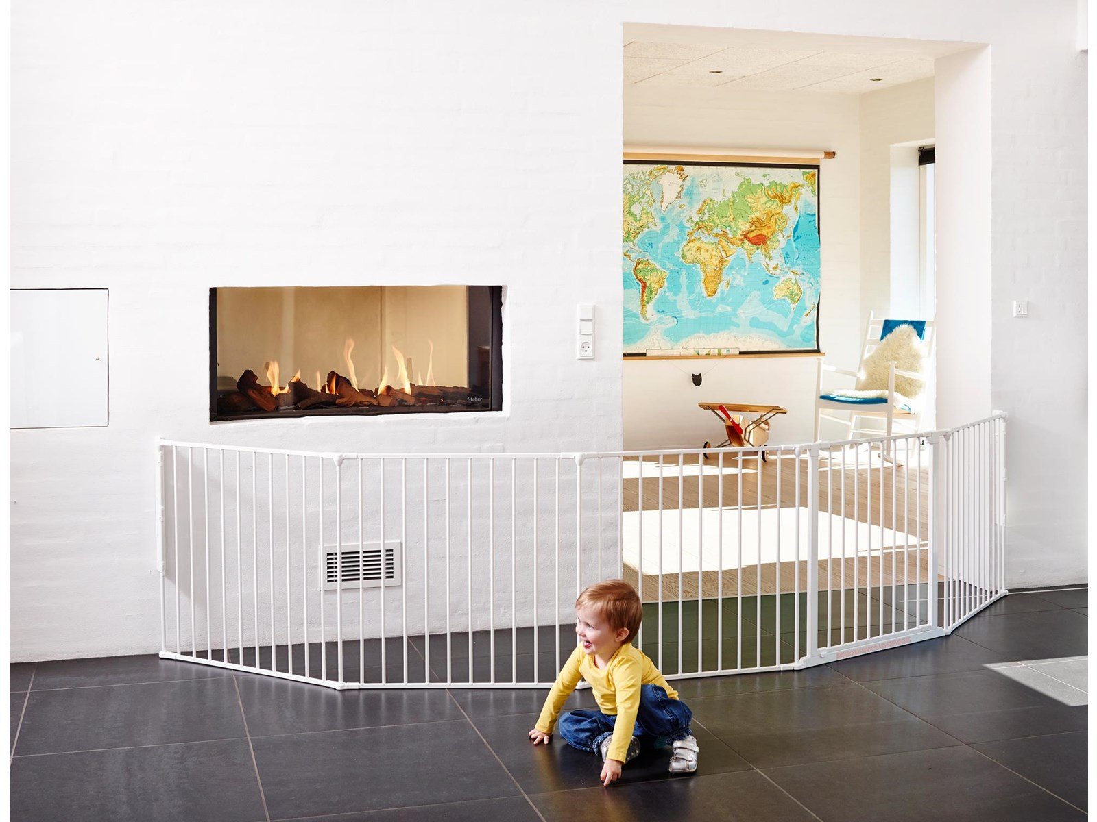 BabyDan Flex XXL Safety Gate White 278-350 cm