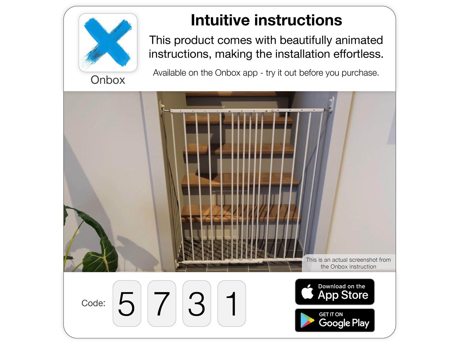 BabyDan MultiDan Safety Gate White 62.5-106.8 cm