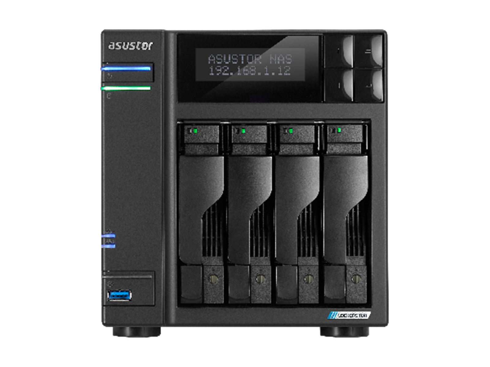 ASUSTOR Lockerstor 4 Gen2 AS6704T - NAS Server