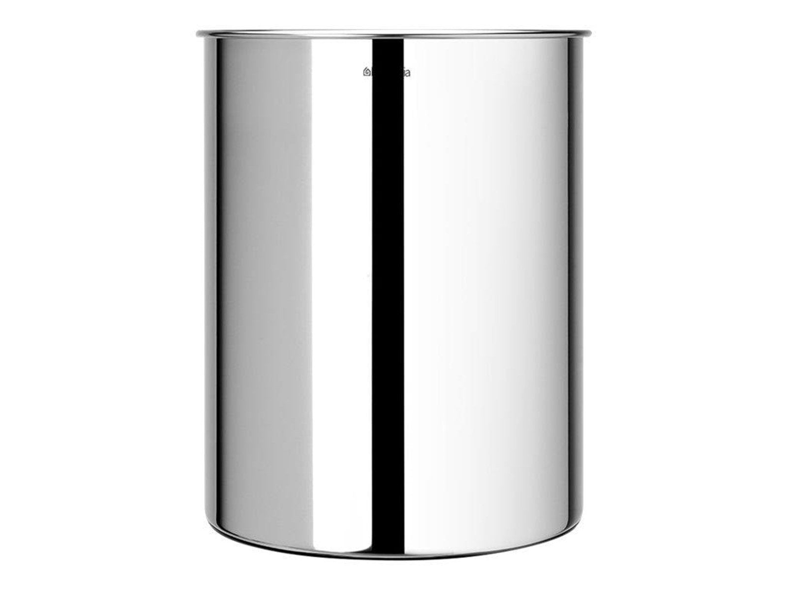 brabantia - waste basket - 15 L - brilliant steel
