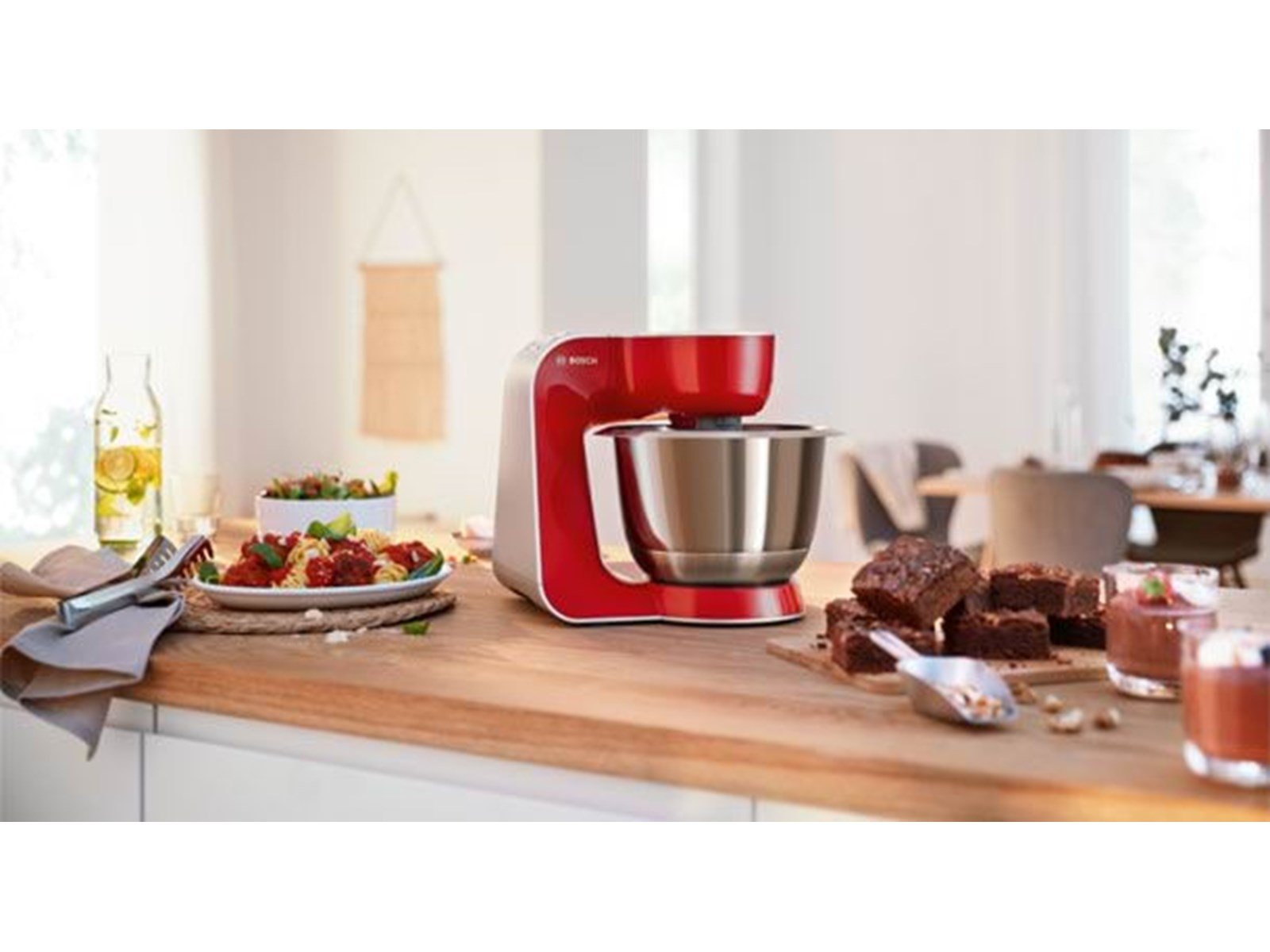 Bosch Küchenmaschine MUM58720 - red