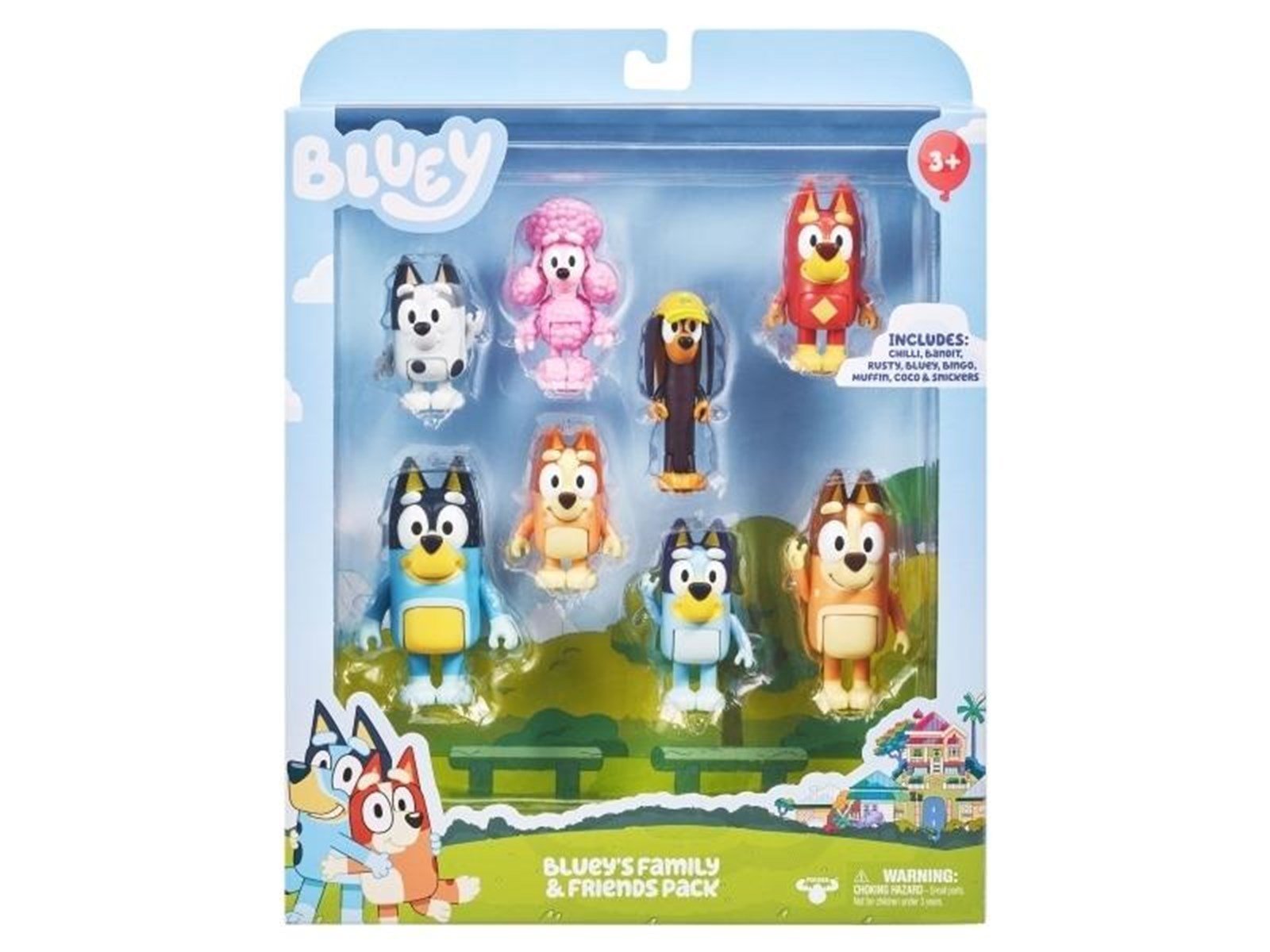 Bluey 8 Figures Multipack S3