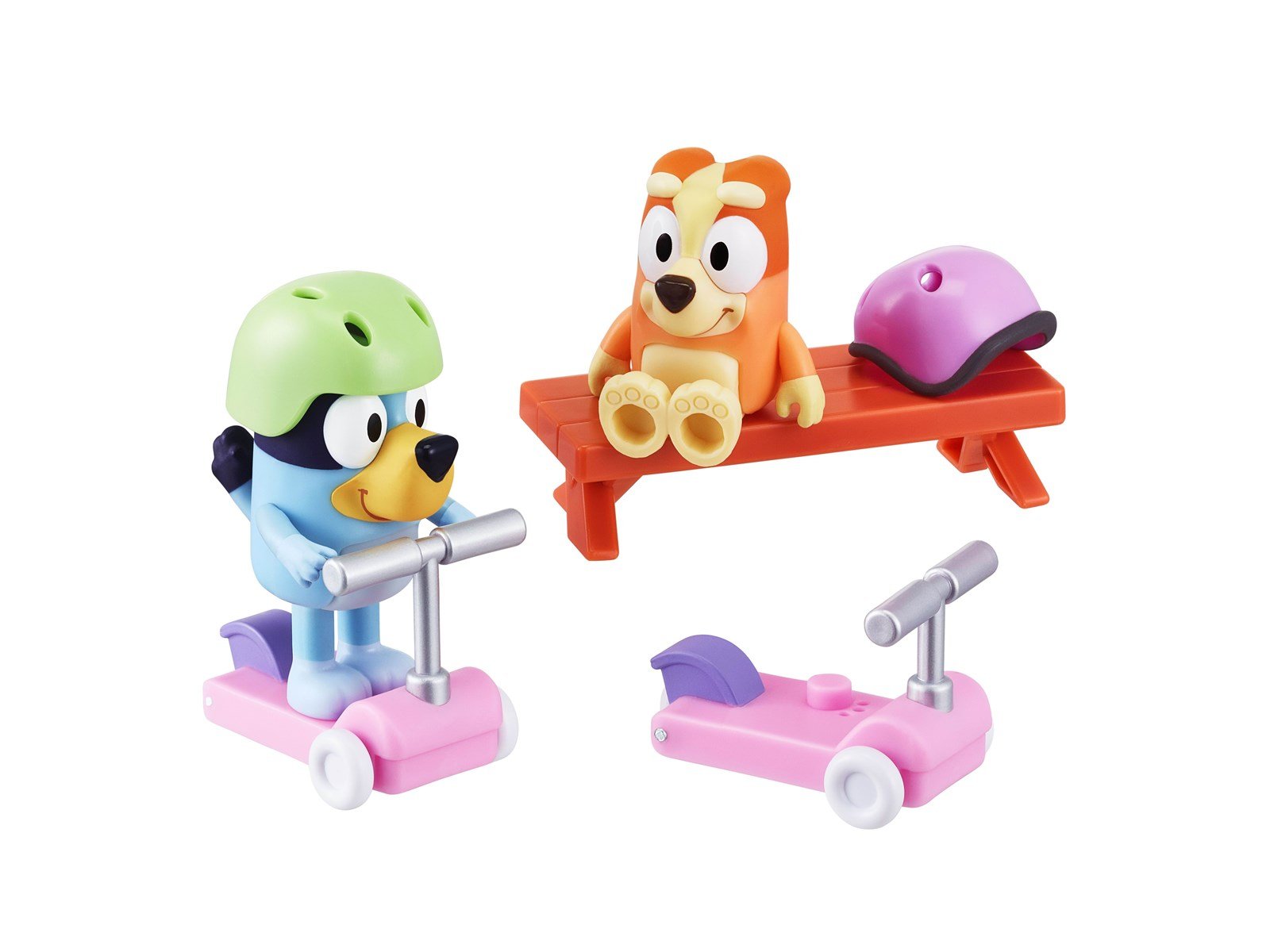Bluey FIGURE & VECHICLE PLAYSET - SCOOTER TIME
