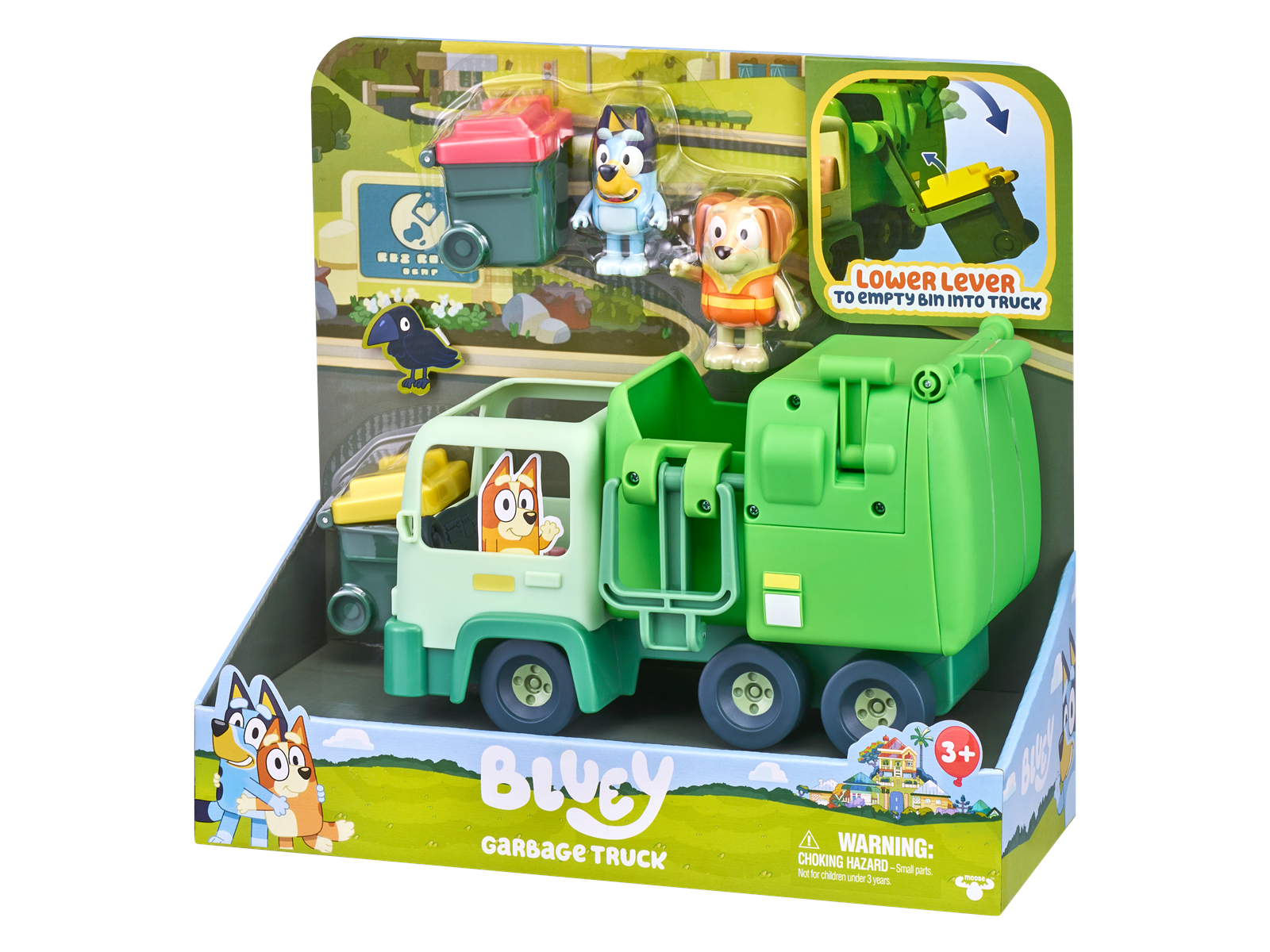 Bluey Garbage Truck playset