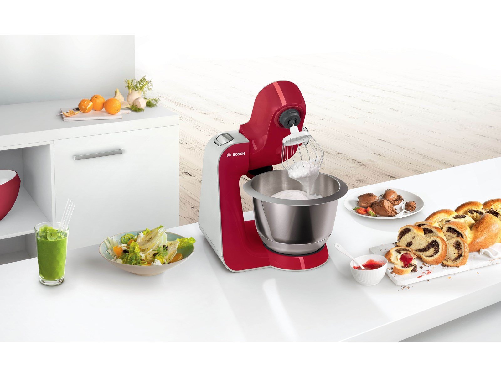 Bosch Küchenmaschine MUM58720 - red