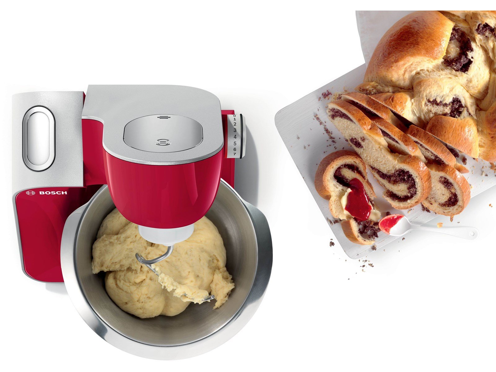 Bosch Küchenmaschine MUM58720 - red