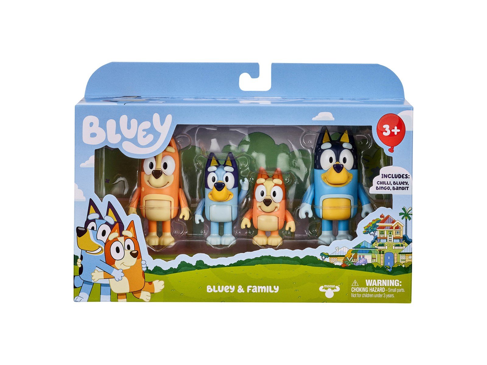 Bluey 4 pcs Figure pack