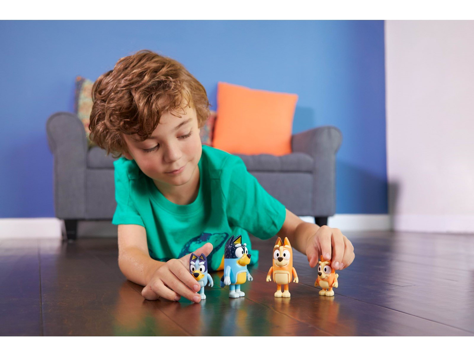 Bluey 4 pcs Figure pack