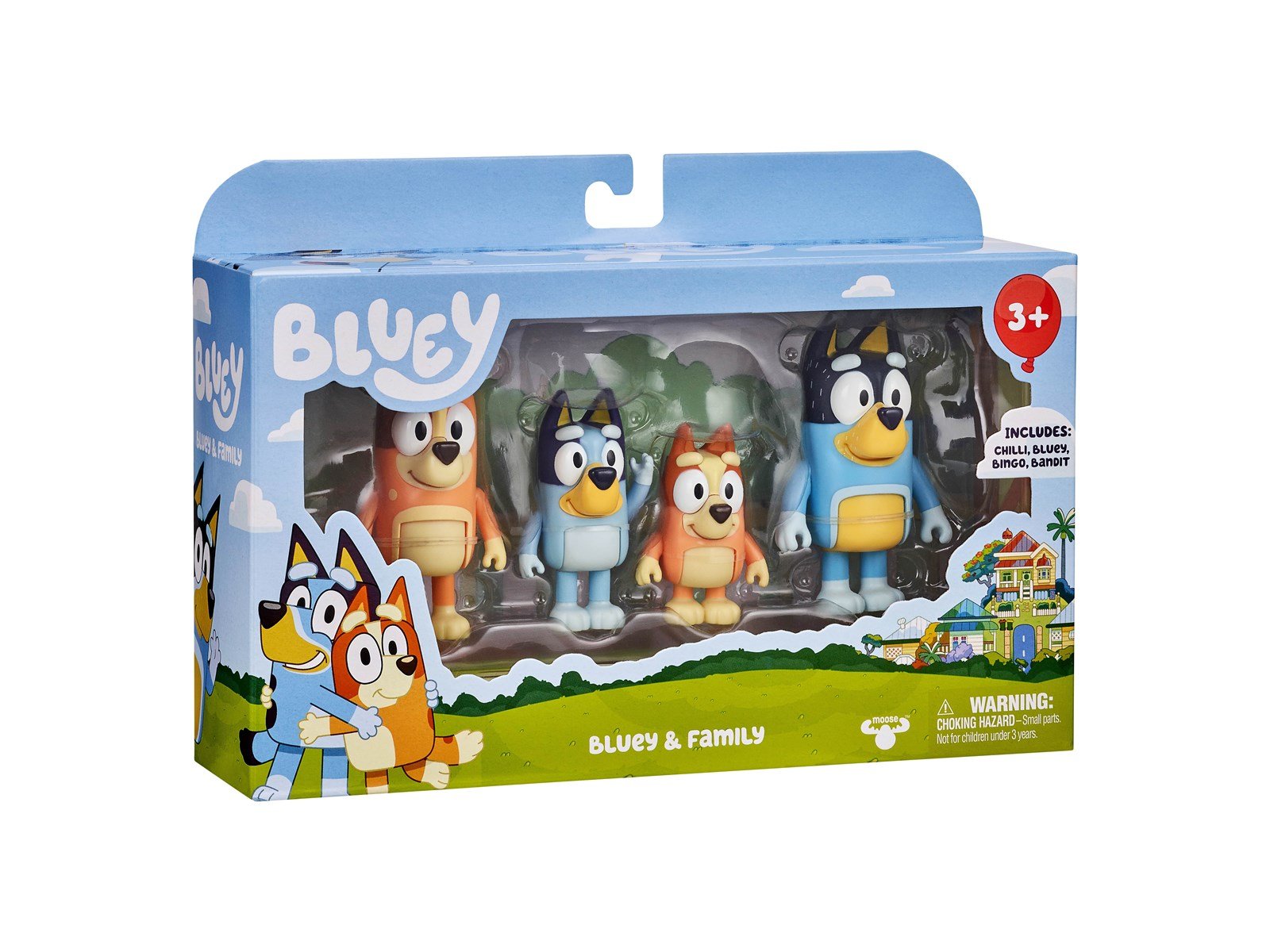 Bluey 4 pcs Figure pack