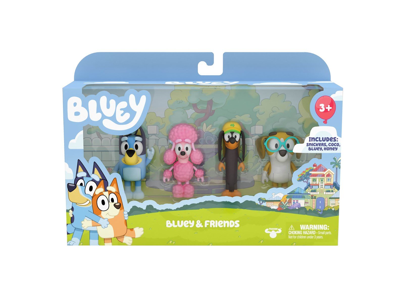 Bluey 4 pcs Figure pack