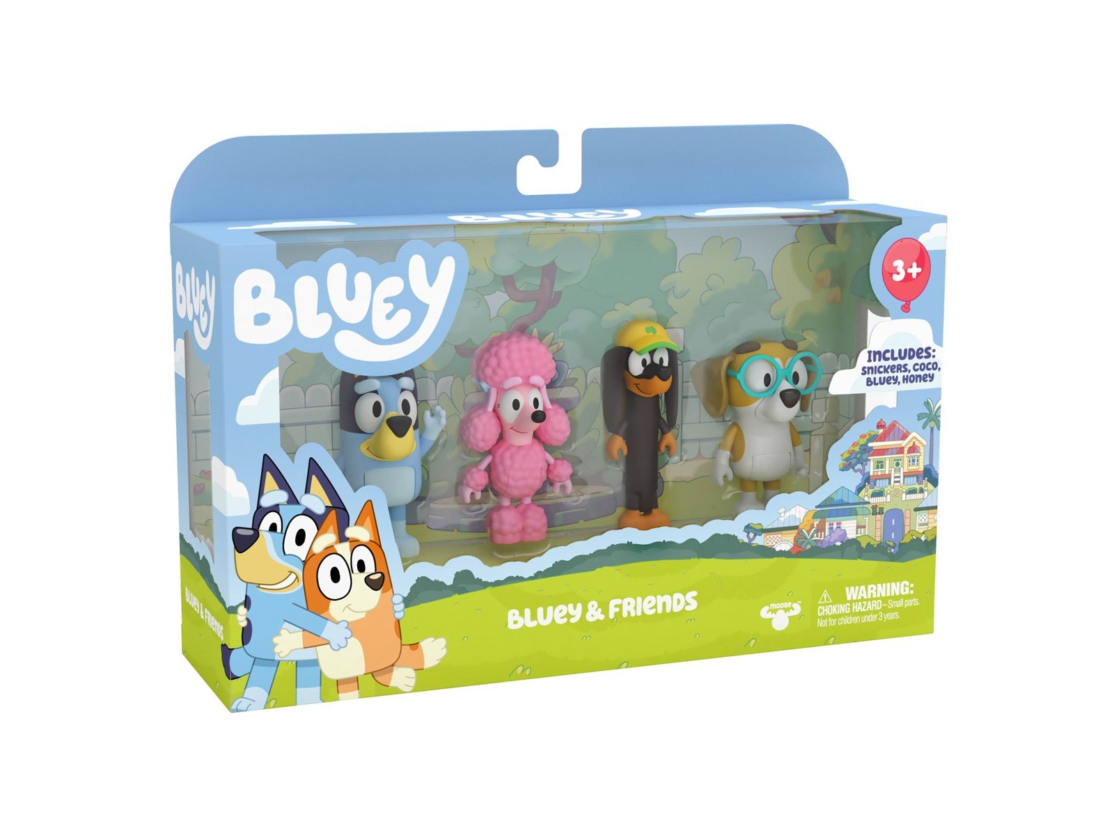 Bluey 4 pcs Figure pack