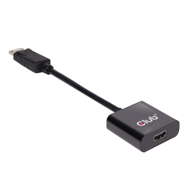 Club3D Adapter DisplayPort > HDMI 2.0 3D 4K60Hz aktiv St/Bu Poly