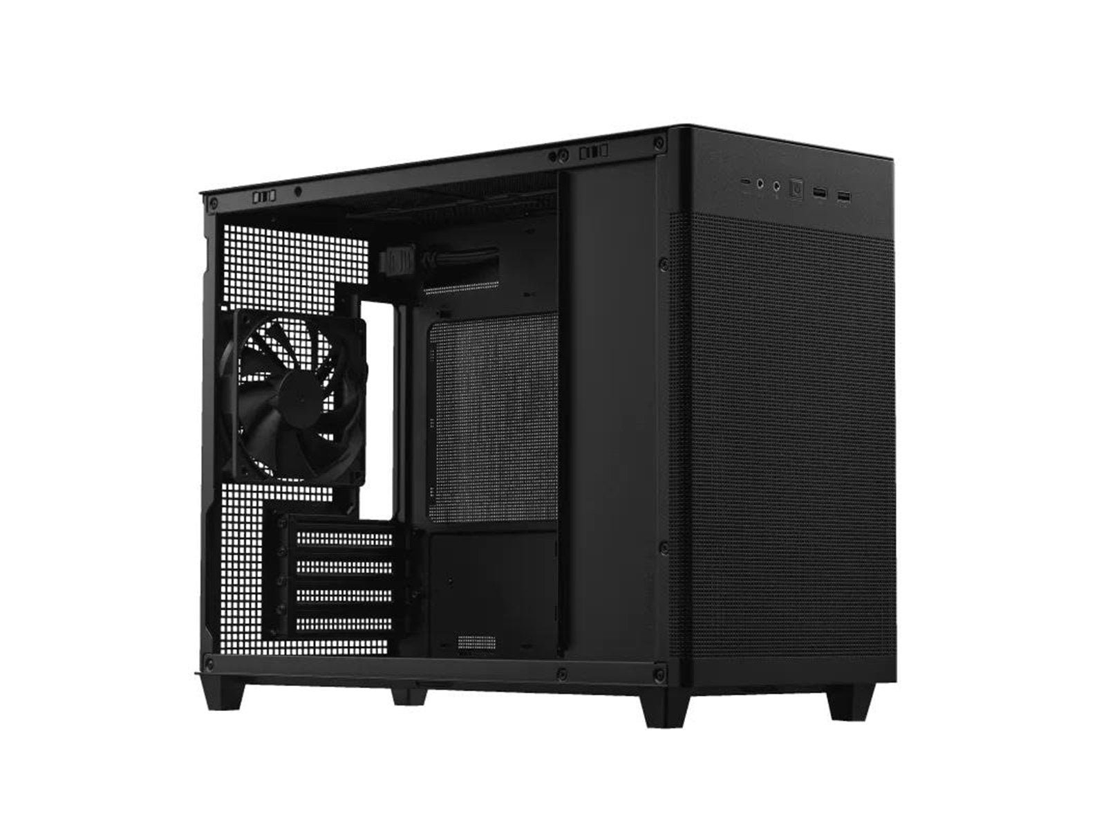 ASUS Prime AP201 - Black - Gehäuse - Minitower - Schwarz