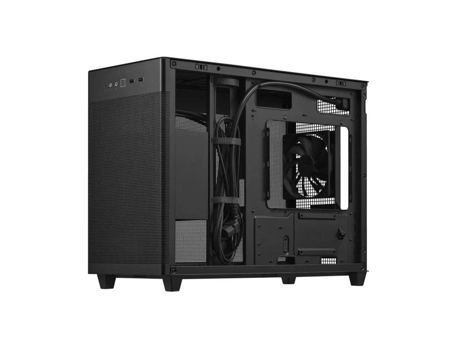 ASUS Prime AP201 - Black - Gehäuse - Minitower - Schwarz