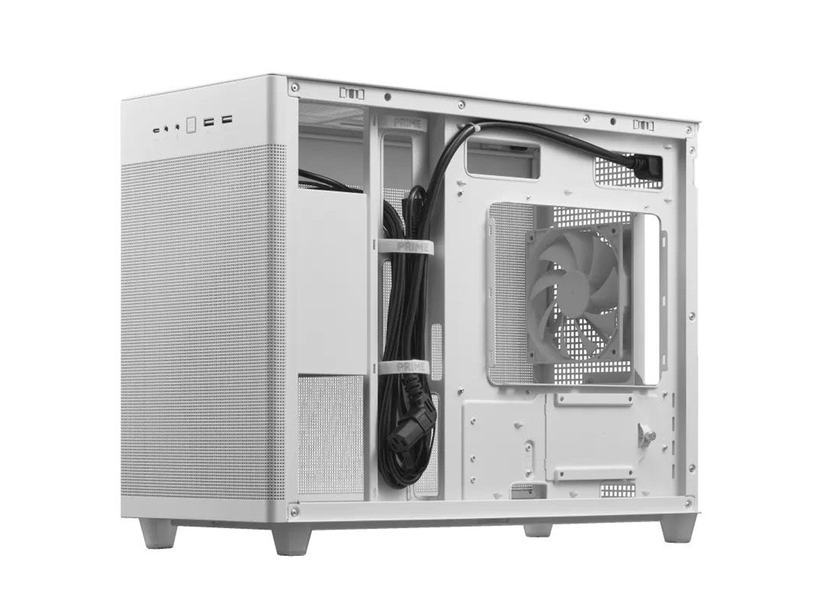 ASUS Prime AP201 - White - Gehäuse - Minitower - Weiß