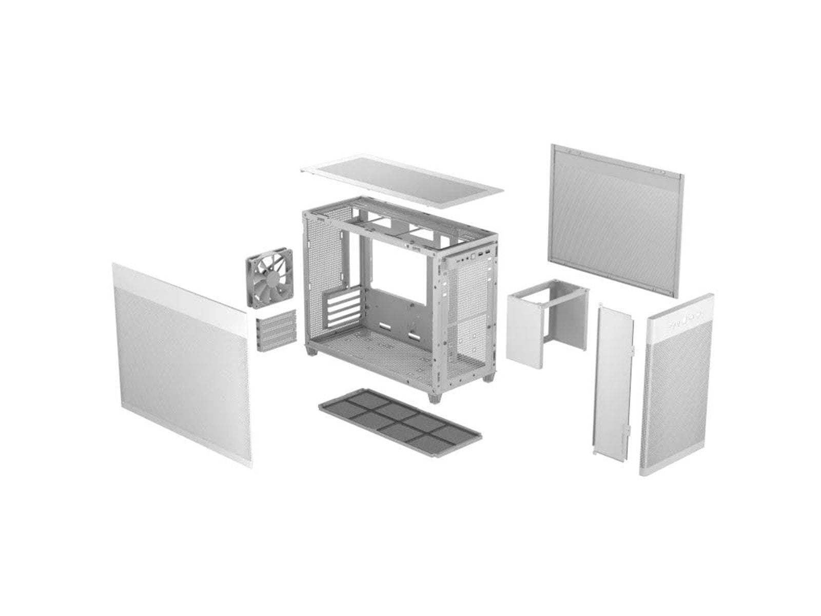 ASUS Prime AP201 - White - Gehäuse - Minitower - Weiß