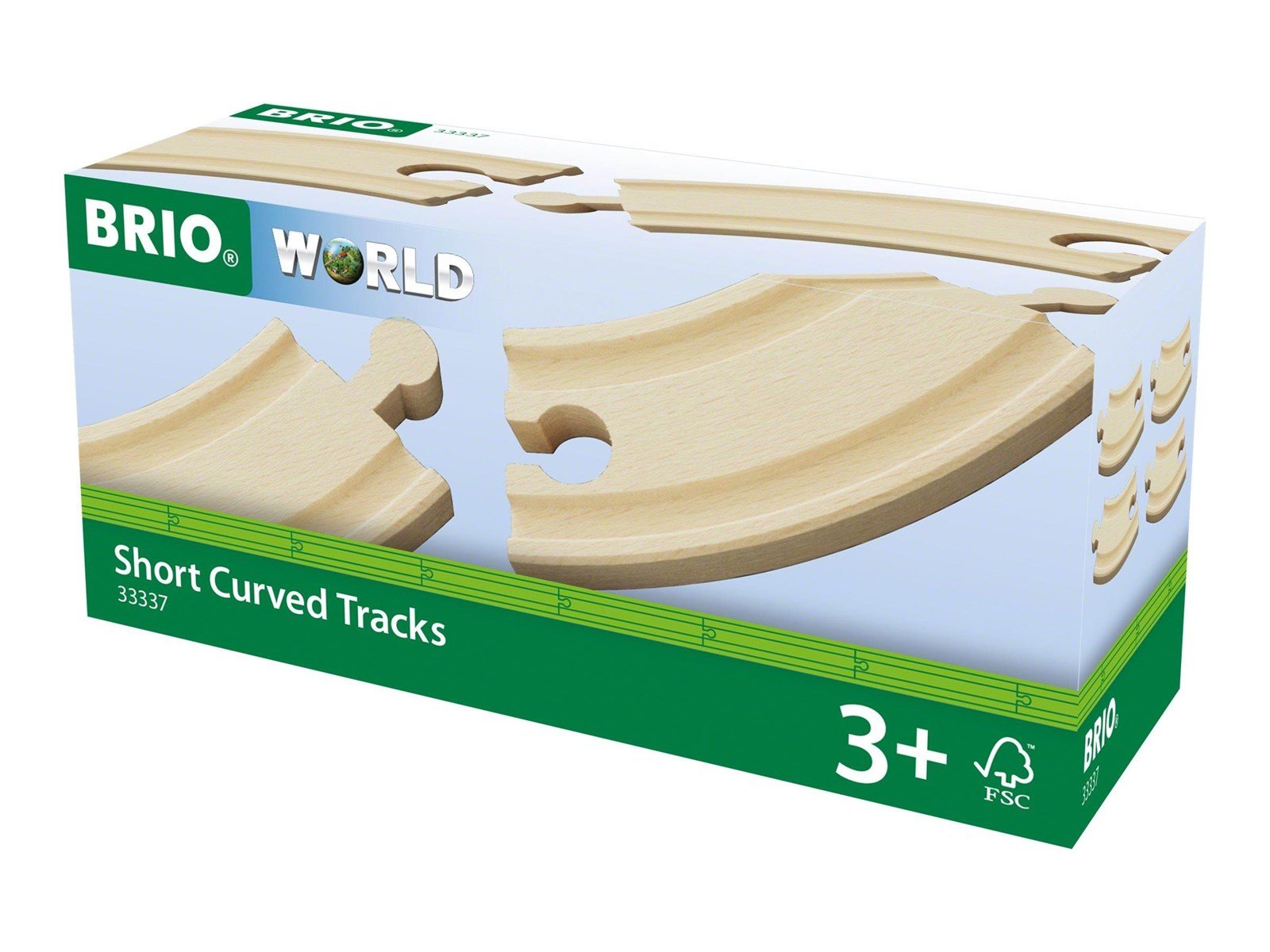 Brio Short Curved Tracks