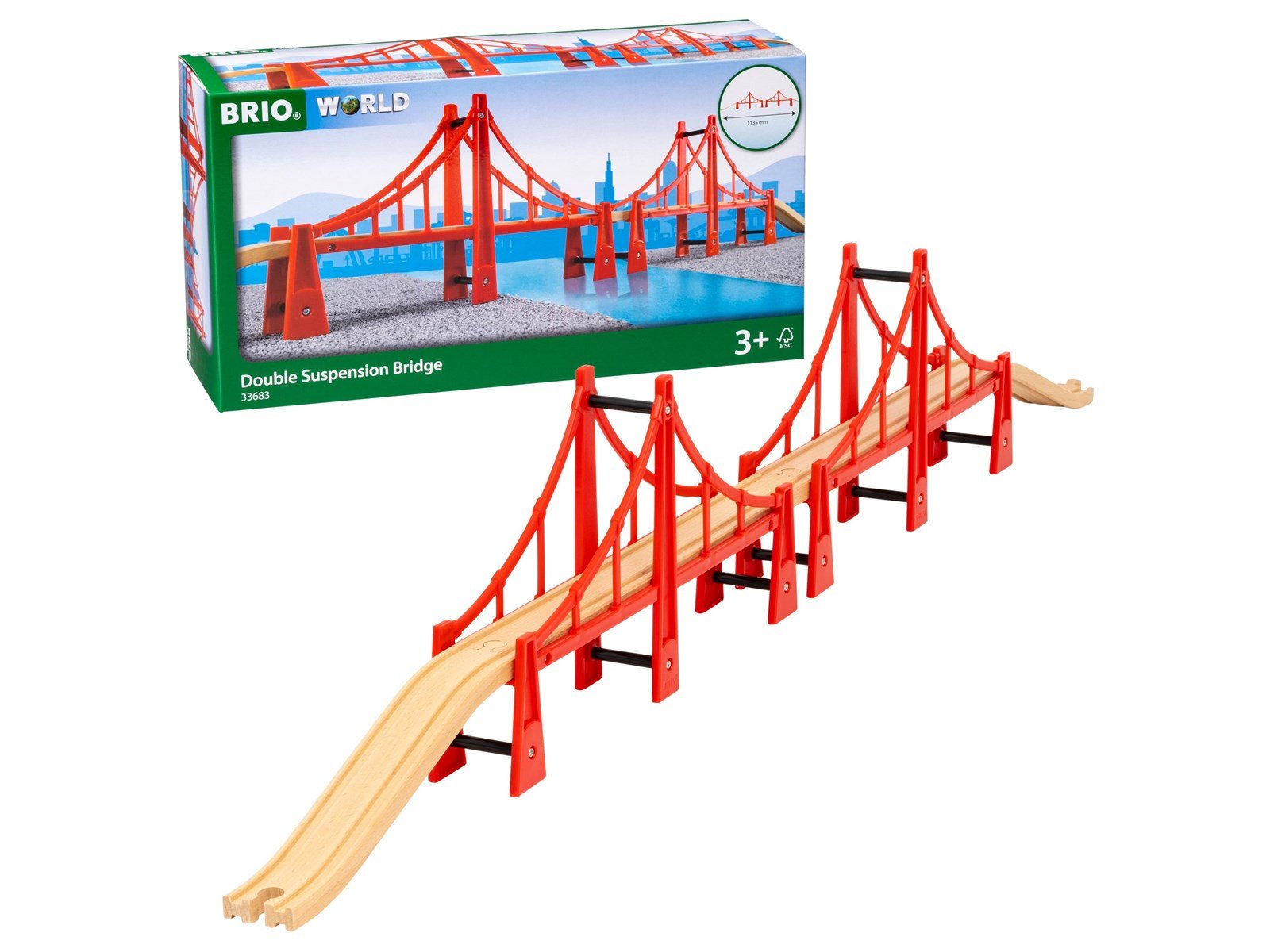 Brio Double Suspension Bridge