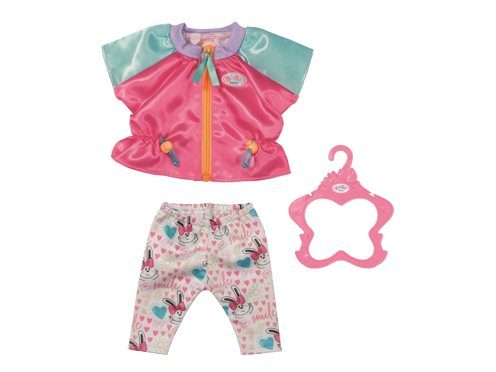 Baby Born Casual Outfit Pink 43cm
