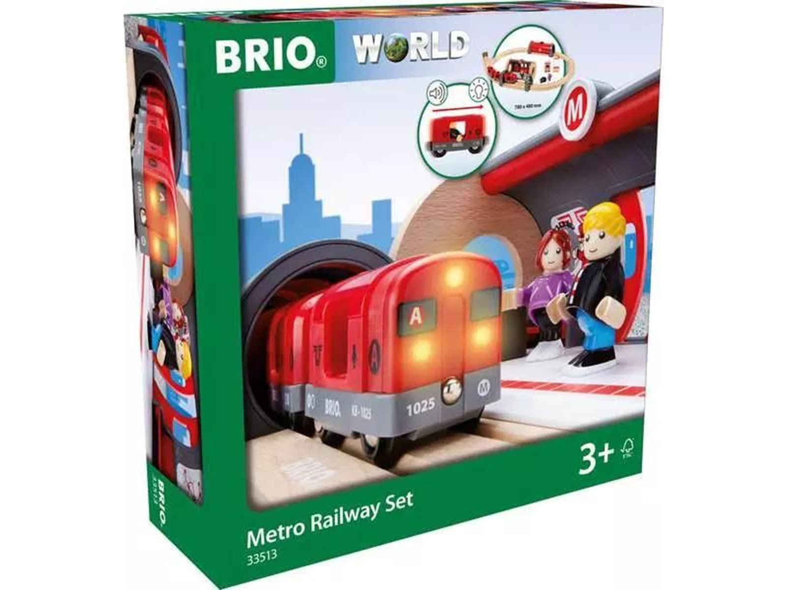 Brio Metro Railway Set