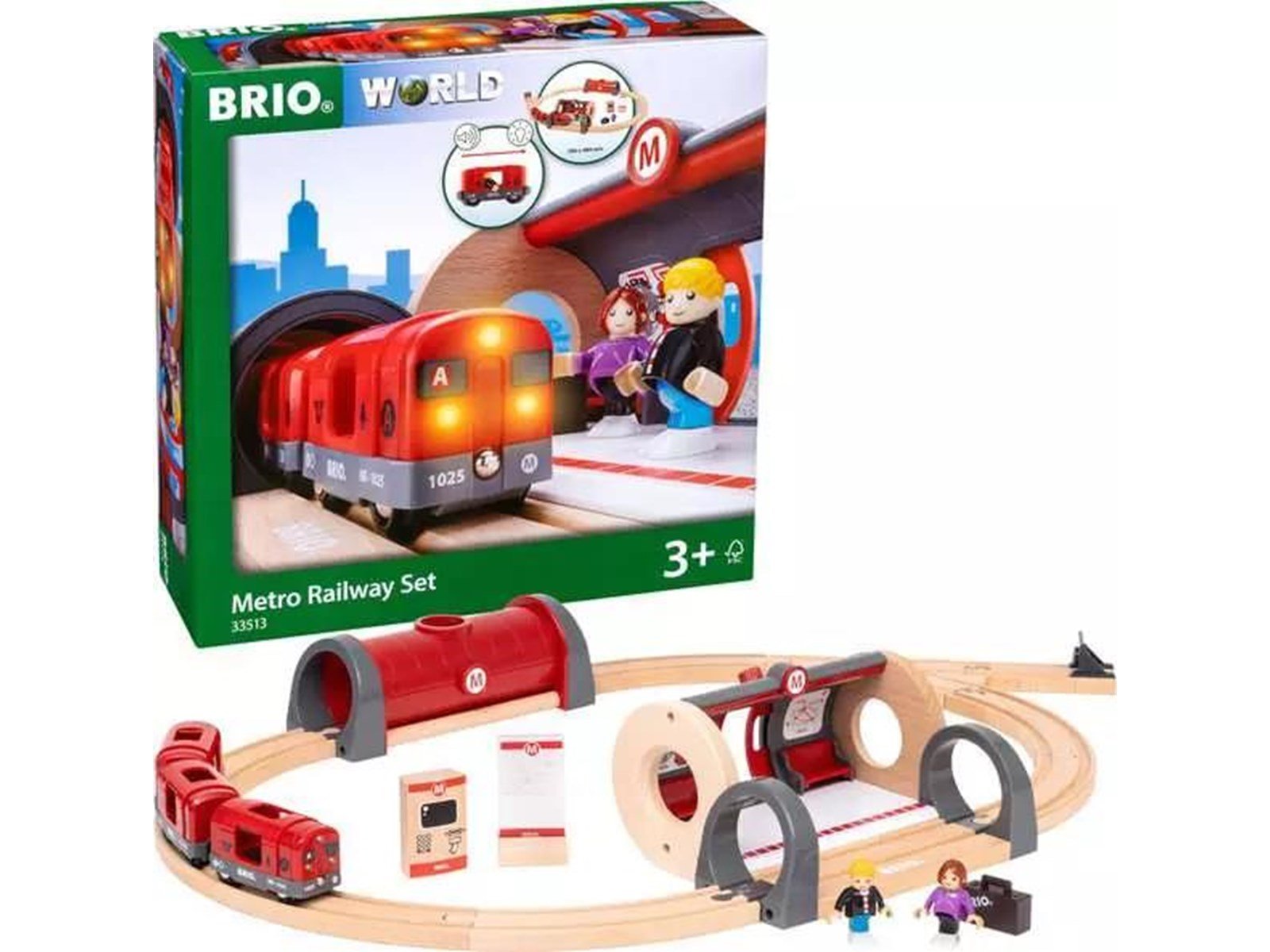 Brio Metro Railway Set