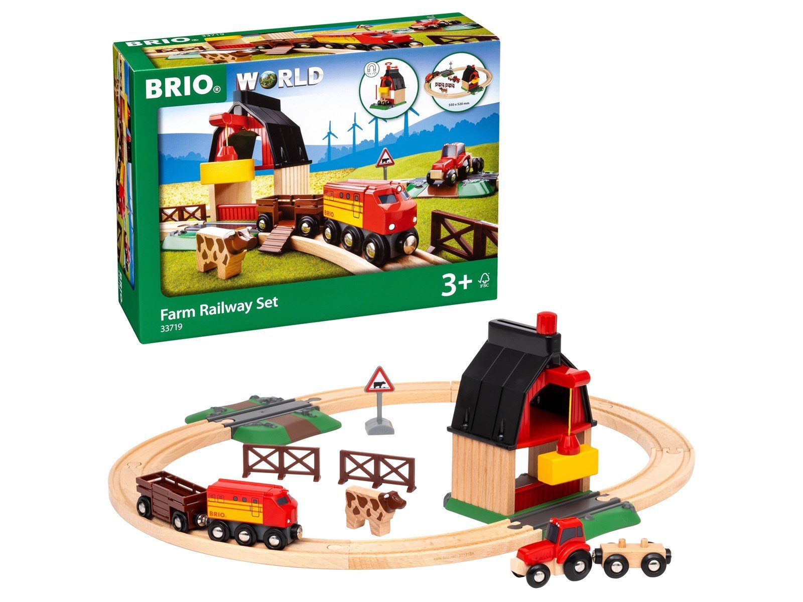 Brio Farm Railway Set
