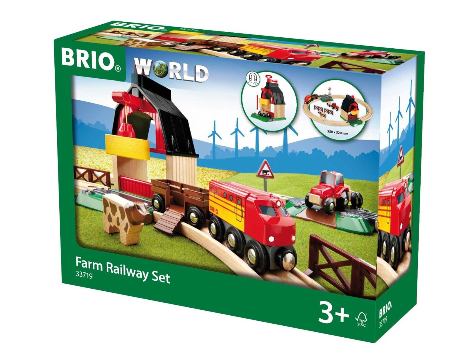 Brio Farm Railway Set
