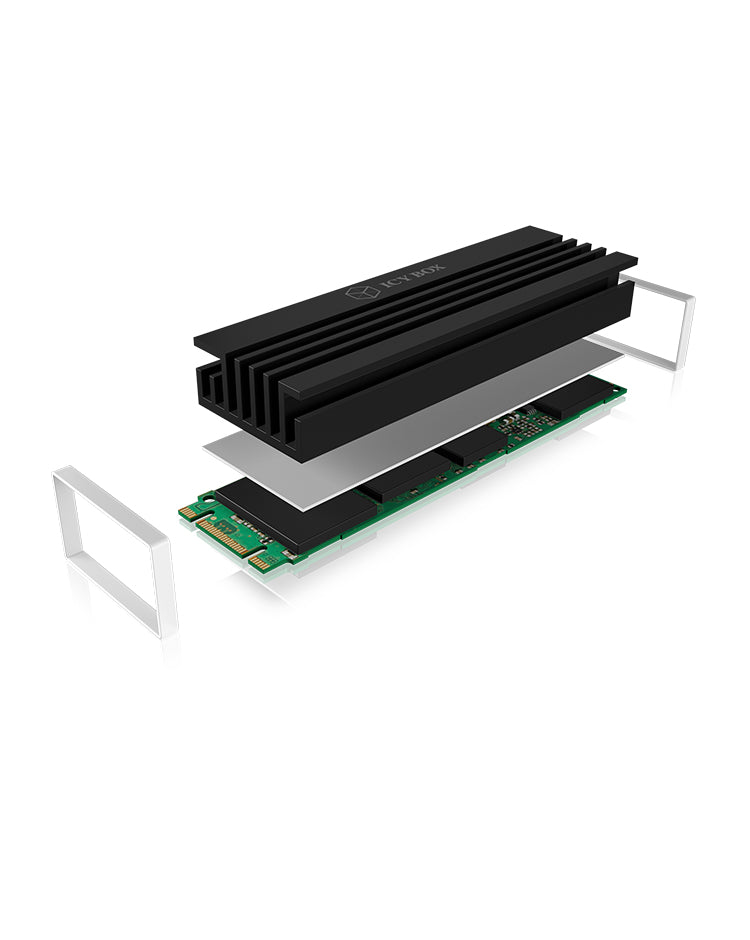 Kьhlkцrper IcyBox SSD M.2 IB-M2HS-70 black retail