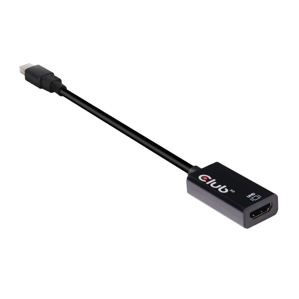 Club3D Adapter MiniDisplayPort > HDMI 2.0b HDR 4K60Hz aktiv reta