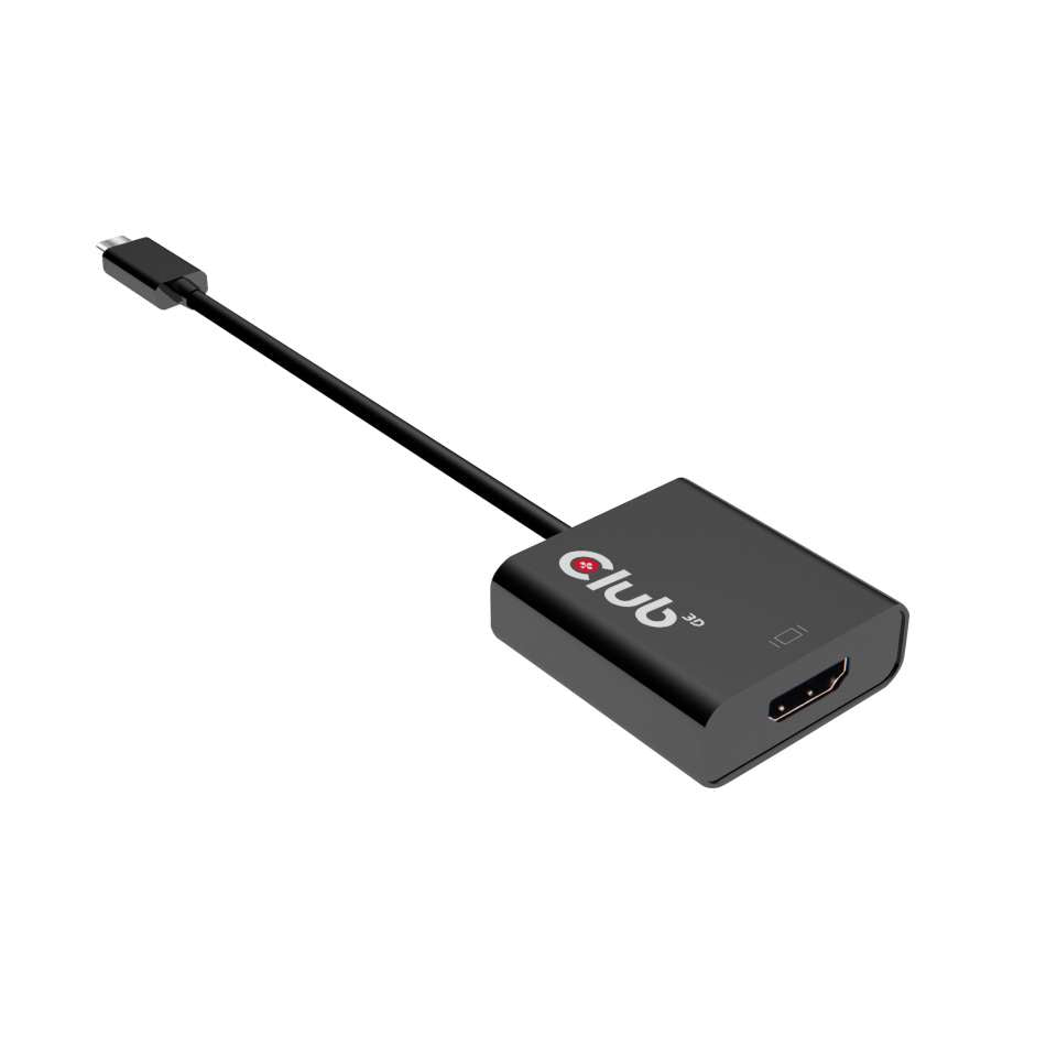 Club3D Adapter USB 3.1 Typ C > HDMI 2.0 UHD HDR  aktiv St/Bu Pol