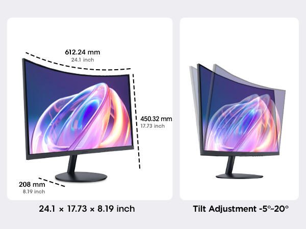 KOORUI 27N5CA Curved-Monitor 68,59 cm (27 Zoll)