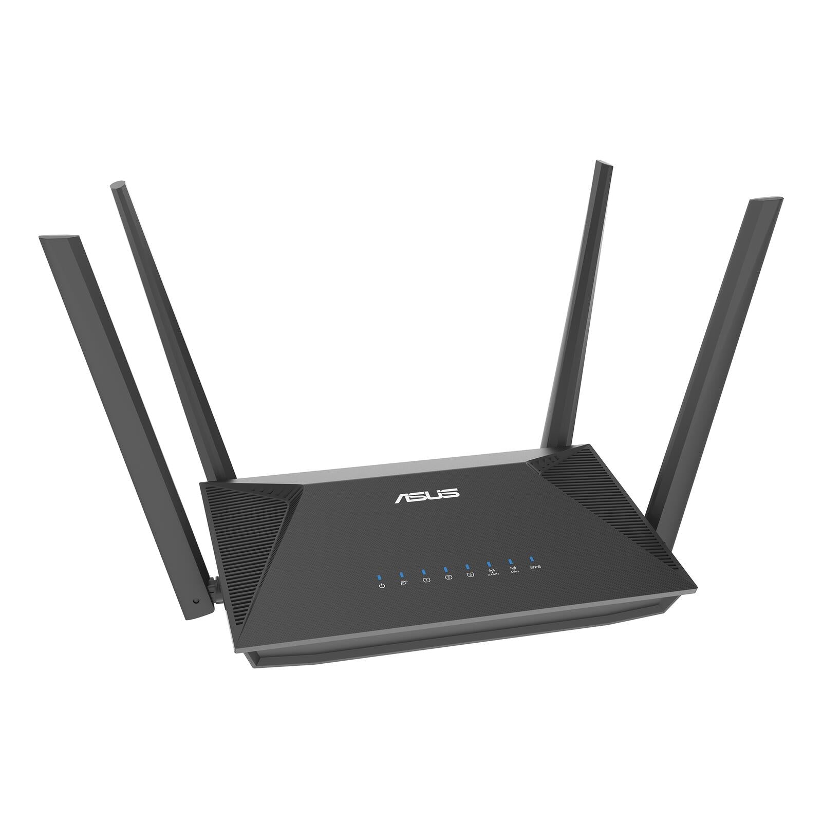 ASUS RT-AX52 AX1800 AiMesh kombinierbarer Router (WiFi 6, 1800 Mbit/s, Instant Guard, integriertes VPN, WPA3)