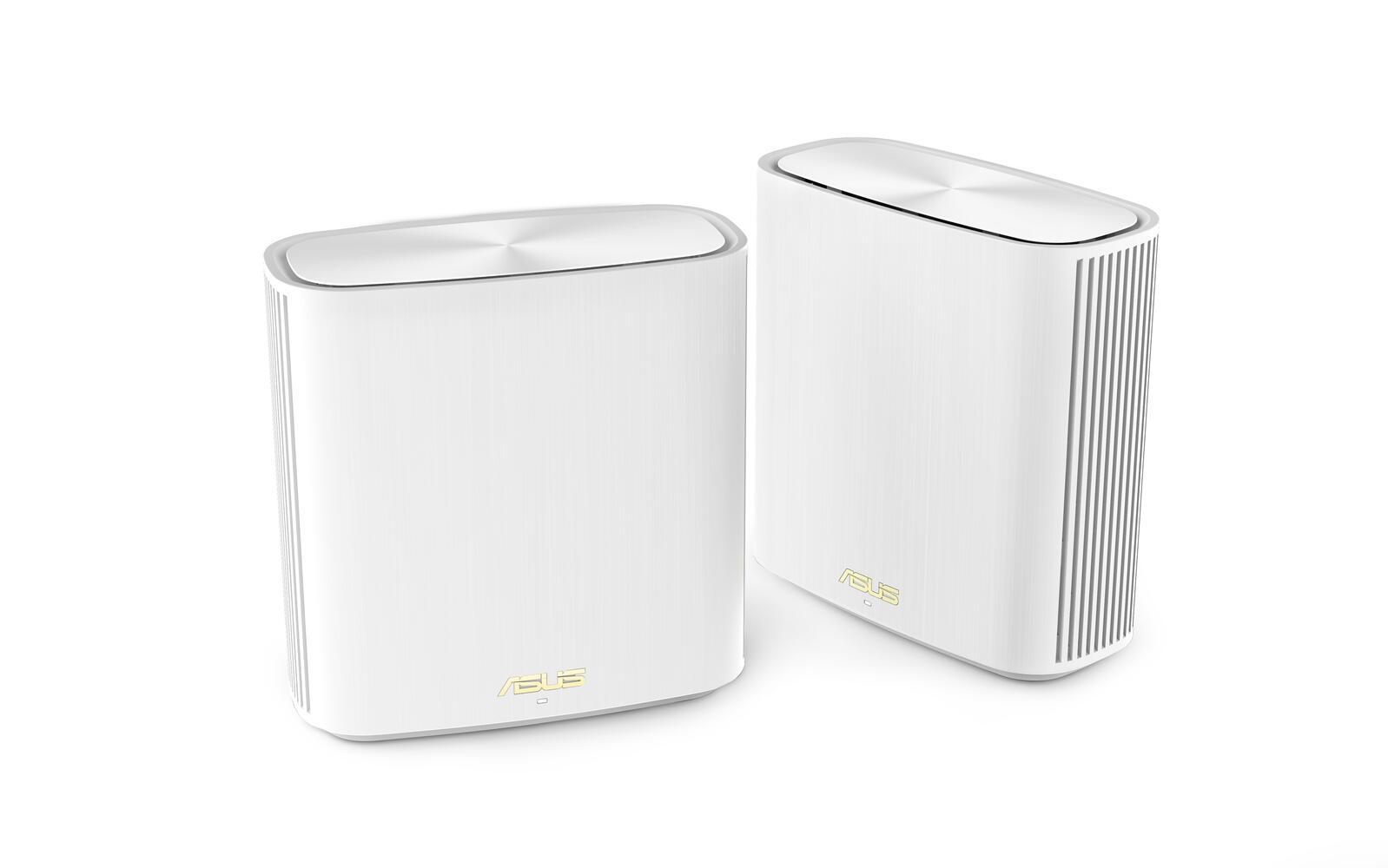 ASUS ZenWiFi XD6S AX5400 2er Set Weiß kombinierbarer Router (AX5400 Whole-Home Dual-Band Mesh WiFi 6 System, Abdeckung v