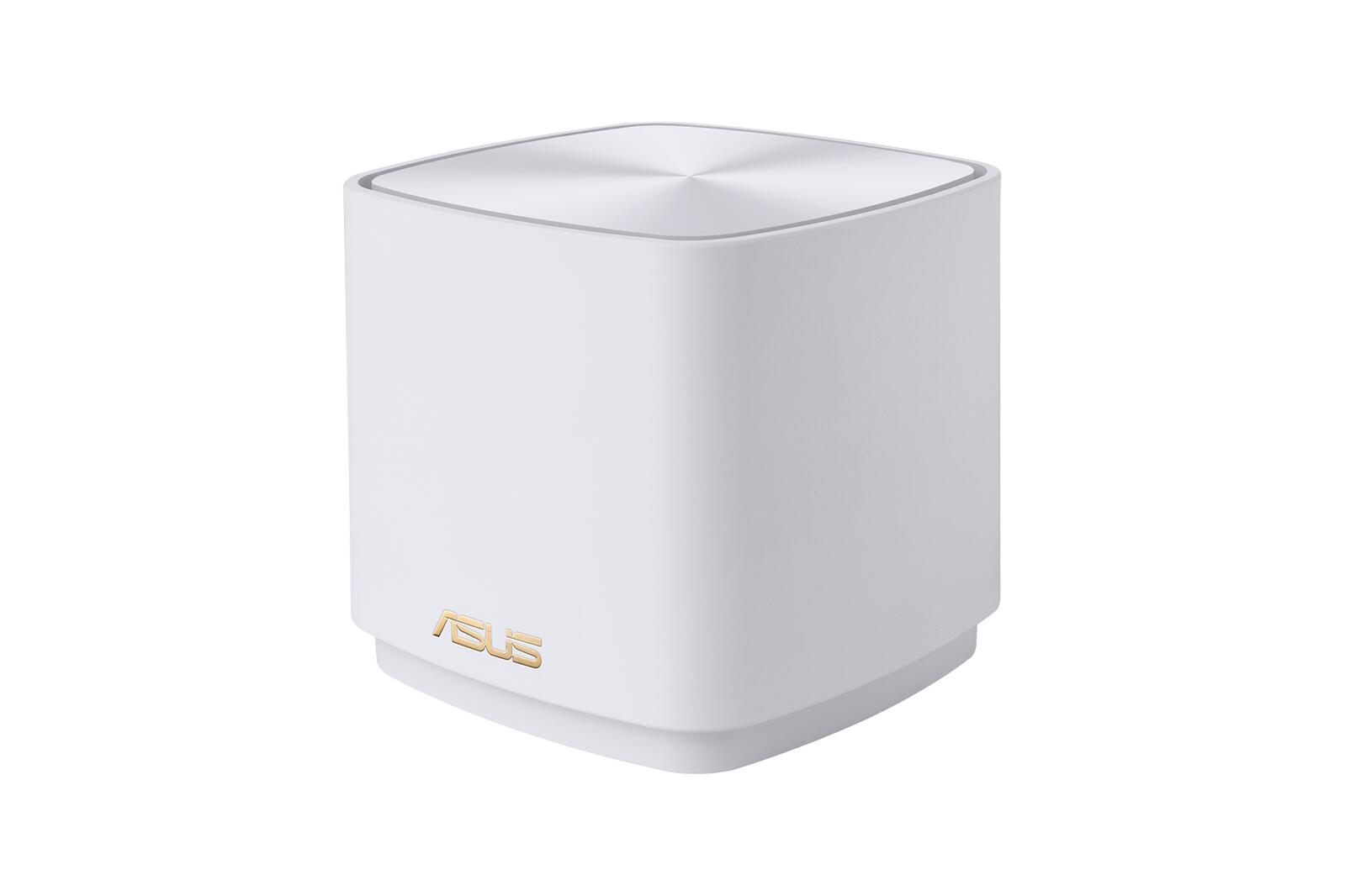 ASUS ZenWiFi XD4 Plus 2er Set AX1800 Whole-Home Mesh WiFi 6 System kombinierbarer Router (bis zu 306m² Abdeckung, AiMesh