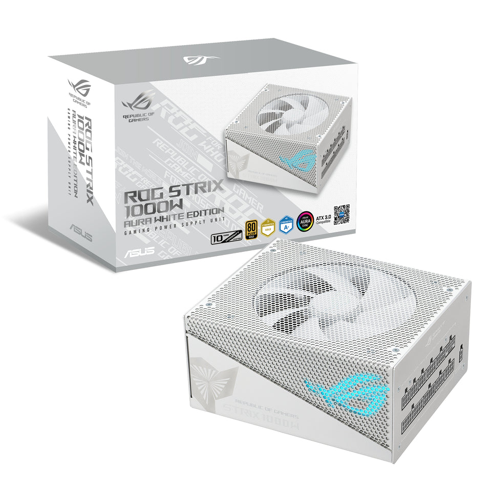 Asus Netzteil ROG Strix 1000 Gold Aura White Edition Netztei