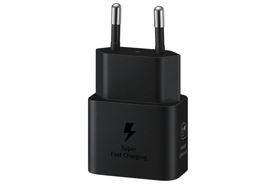 Samsung Galaxy Power Adapter USB Type C 25W w/o Cable Black