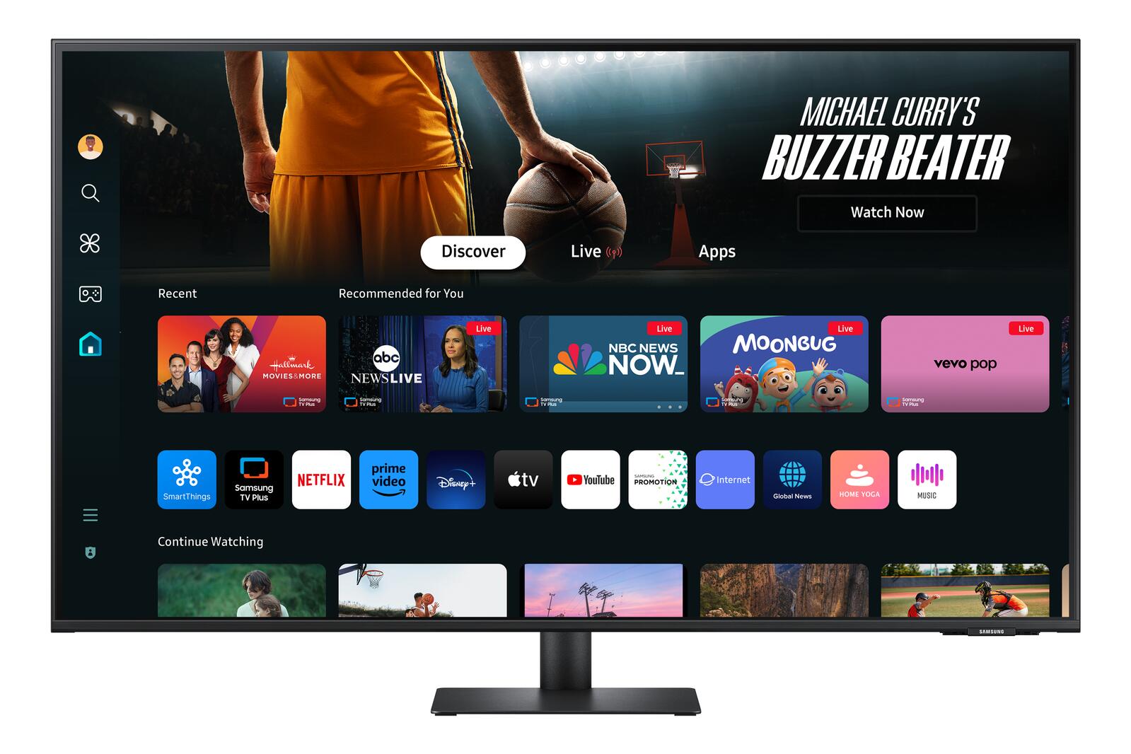Samsung Smart Monitor M7 43' Smart Monitor M7 M70D UHD 4K Ultra HD Display 109,2 cm (43')