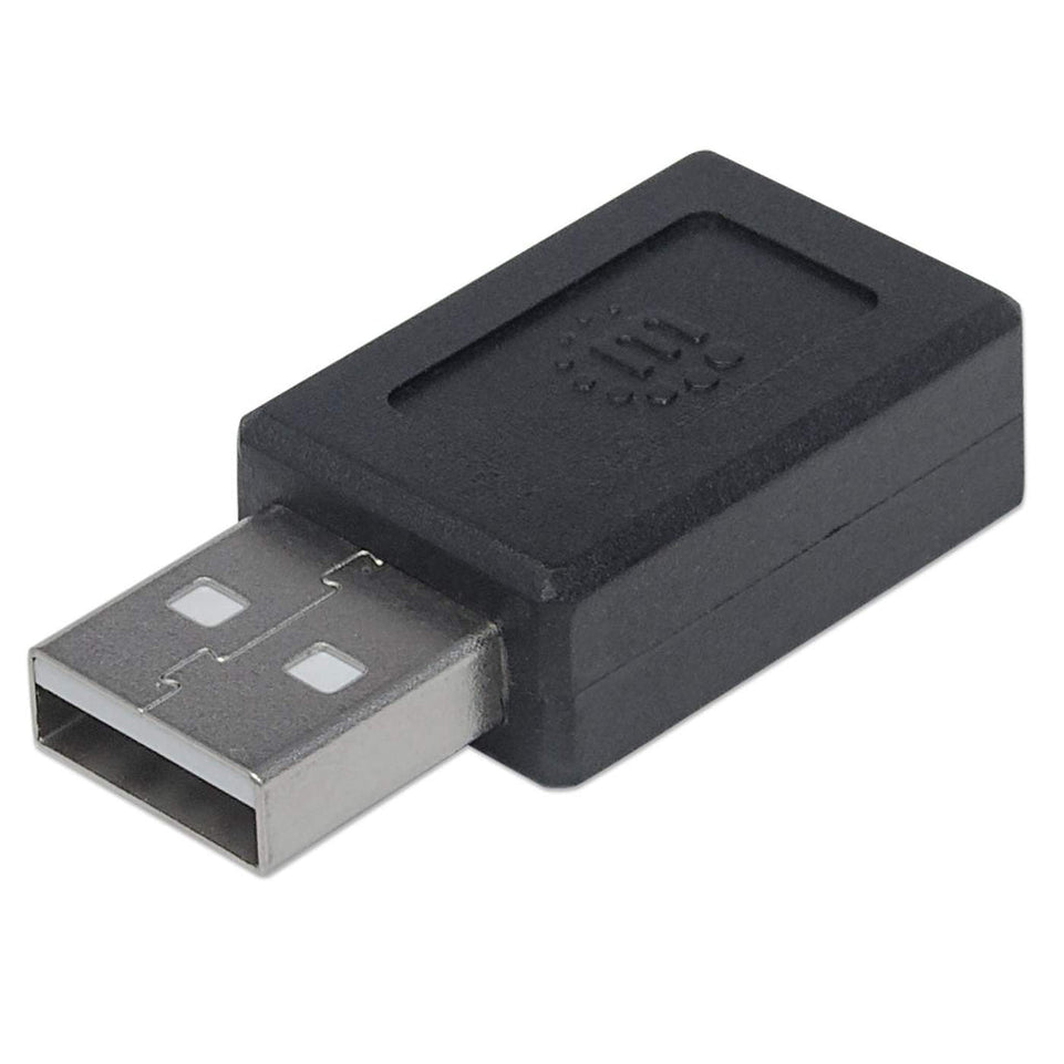 MANHATTAN USB 2.0 Typ C Adapter Typ C-Buchse auf A-Stecker