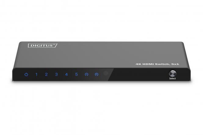 DIGITUS 4K HDMI Switch, 5x1
