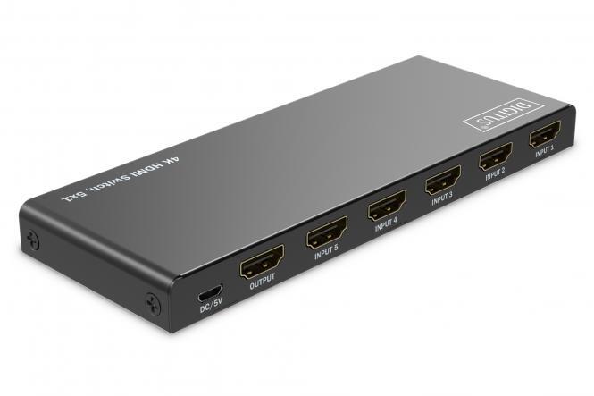DIGITUS 4K HDMI Switch, 5x1