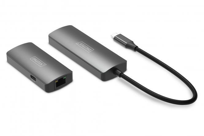 DIGITUS 4K Video Extender (USB-C - HDMI), 30 m