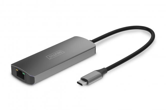 DIGITUS 4K Video Extender (USB-C - HDMI), 30 m