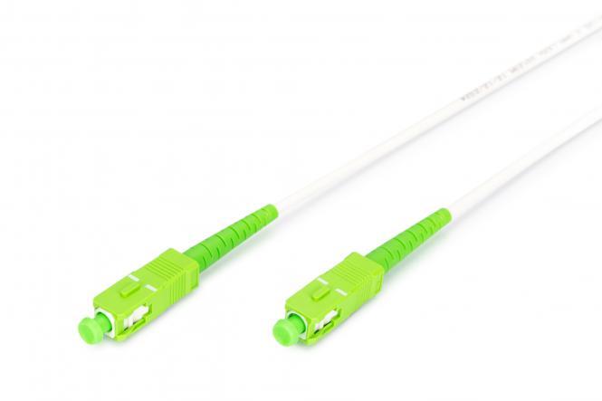 DIGITUS Glasfaser Patchkabel, SC/APC – SC/APC, 20 m