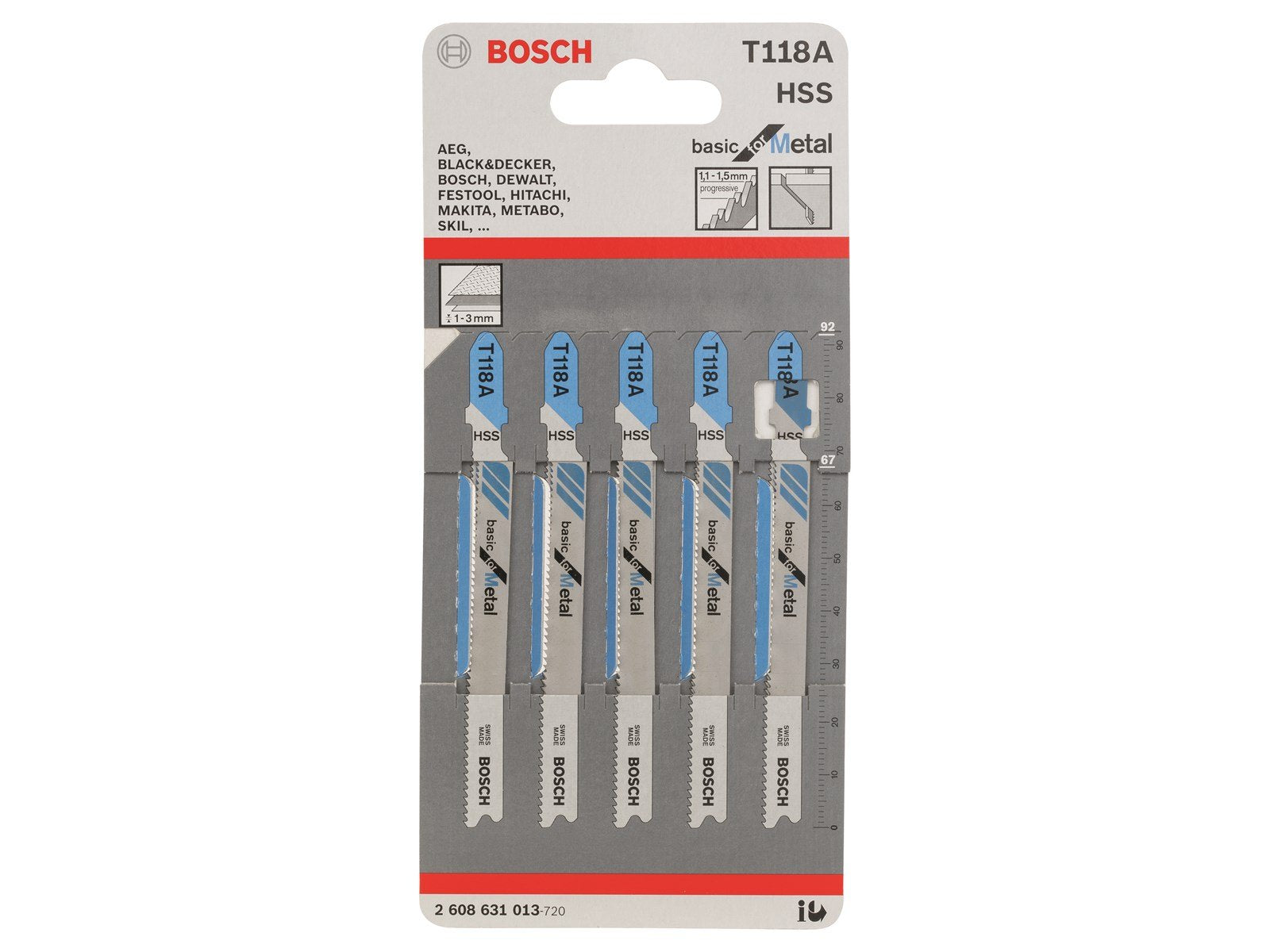 Bosch basic for Metal T 118 A