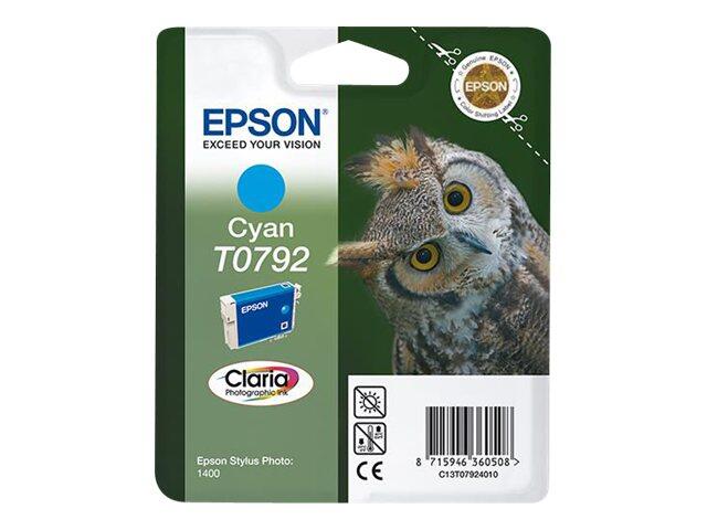 Epson Original T0792 Druckerpatrone cyan 1.530 Seiten 11ml (C13T07924010)
